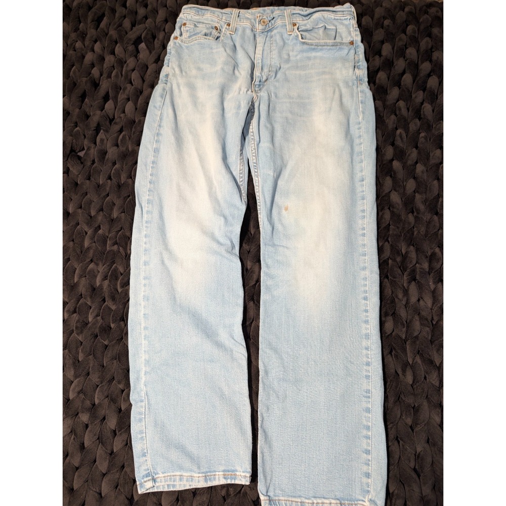 Levi Strauss & Co 514 Straight Fit Jeans Light Wash W32 L32